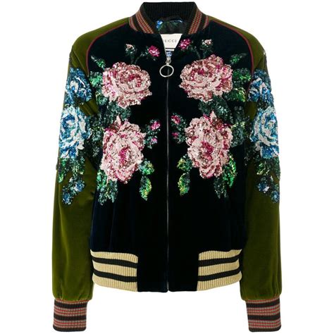 sequin bomber jacket gucci cheap|gucci canvas fleece jacket.